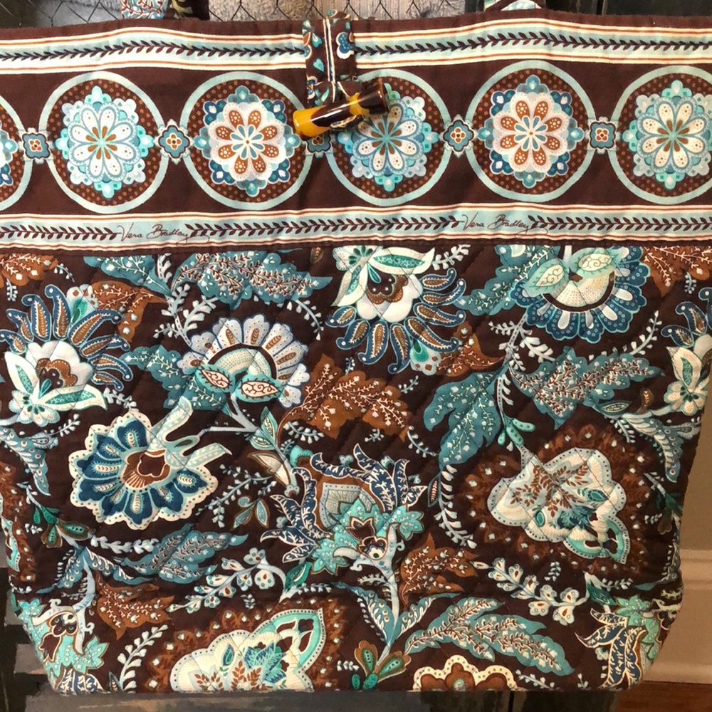 Euc Java Blue Tote - image 2